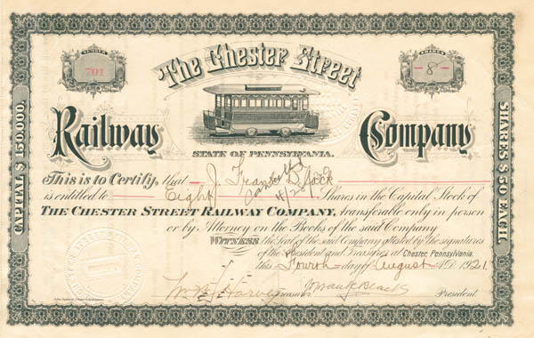 Chester Street Railway Co.